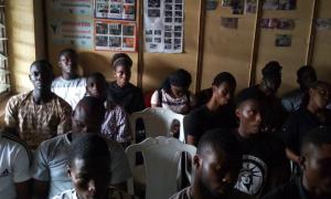 Participants at the event
